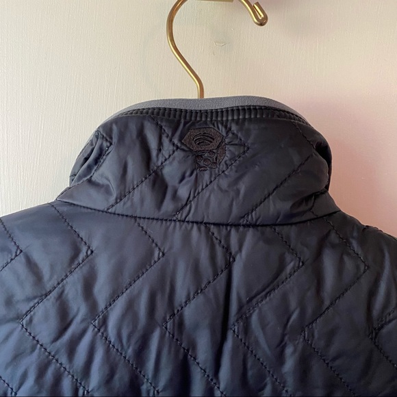 Mountain Hardwear Reversible Vest Quilted Black/Grey Sherpa Size XS - Picture 11 of 16